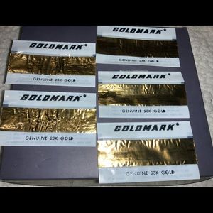 GOLDMARK genuine 23k gold.  ( 5 sheets )